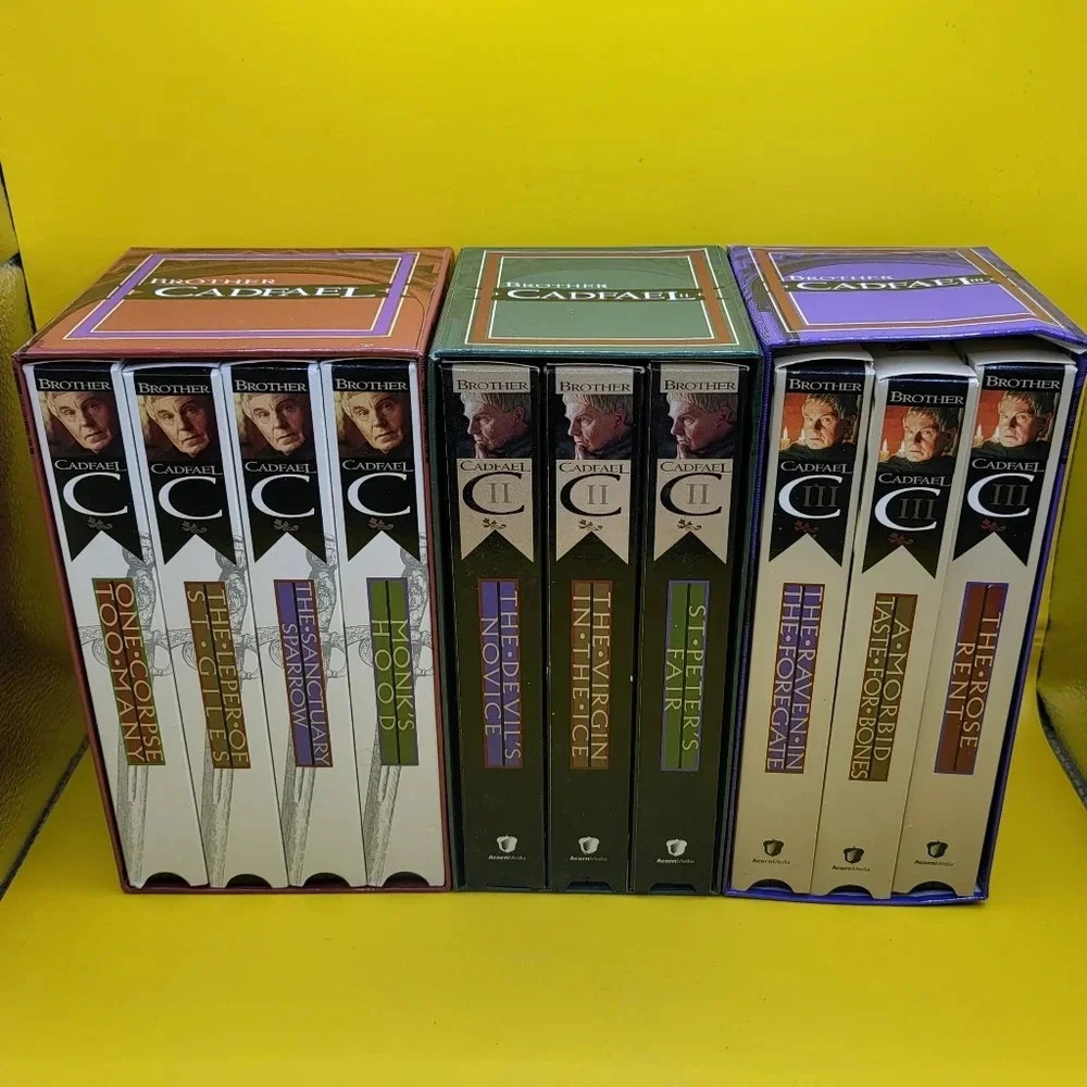 Brother Cadfael Lot Series I - Ill VHS Box Sets 10 Tapes Sir Derek Jacobi